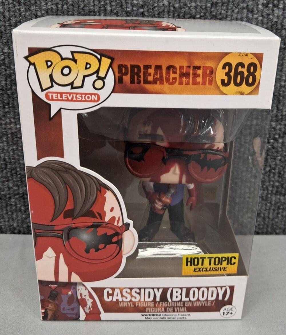 Funko Pop Preacher Cassidy Bloody 368 Hot Topic Exclusive